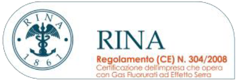 certificazione rina security antincendio palermo per gas fluorurati ad effetto serra